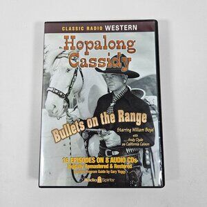 Classic Radio Western‎ Hopalong Cassidy Bullets On The Range 8 CDs Remastered